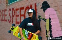 Model and Graffitti do mix in Sydney