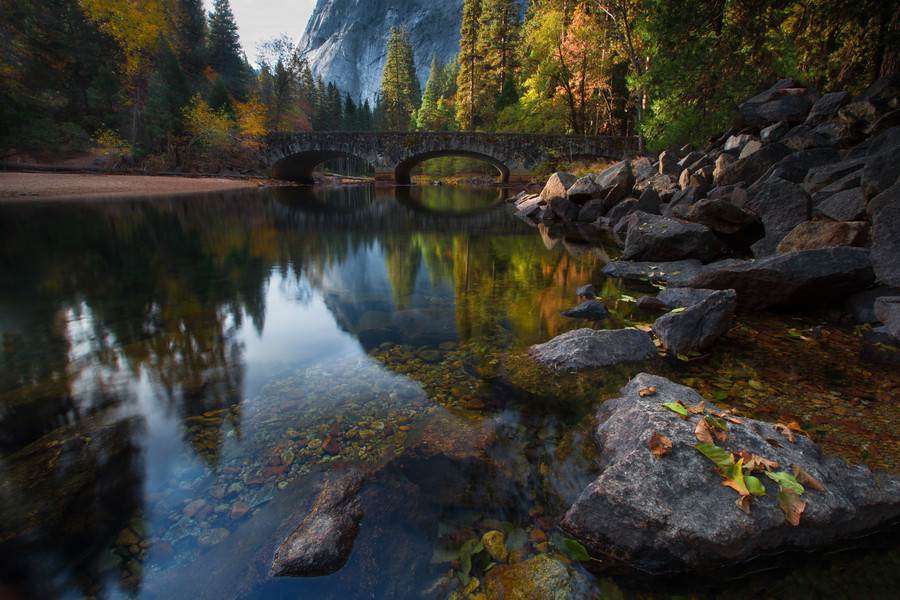 Photograph Yosemite: Bridge Across the Merced River by Larry Marshall Photography on 500px