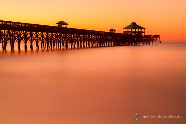 Folly Beach Pier, Charleston, South Carolina by Anne McKinnell