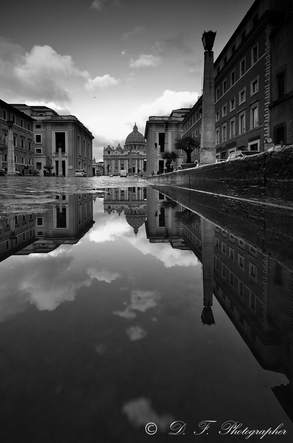 Photograph St. Peter's reflection by Daniele Forestiere on 500px