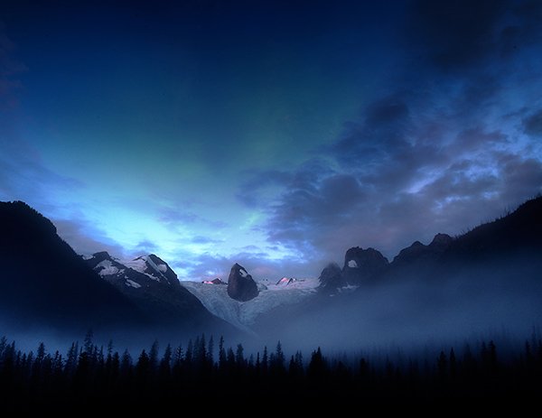 Sunrise over the Spires, view from the Lodge