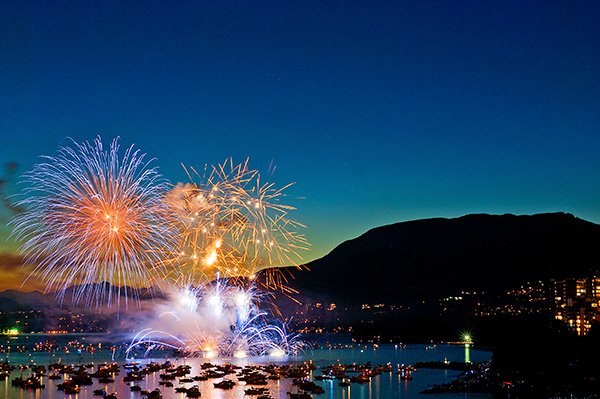 Photographing fireworks is often about timing. 
