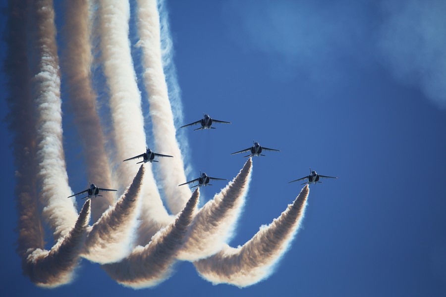 Photograph Blue Impulse by K Yonekura on 500px