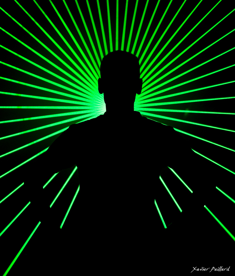 Photograph Self shadow | Laser by Xavier Paillard on 500px
