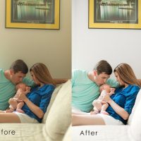 Step by Step how to Brighten the Walls in Your Indoor Photos
