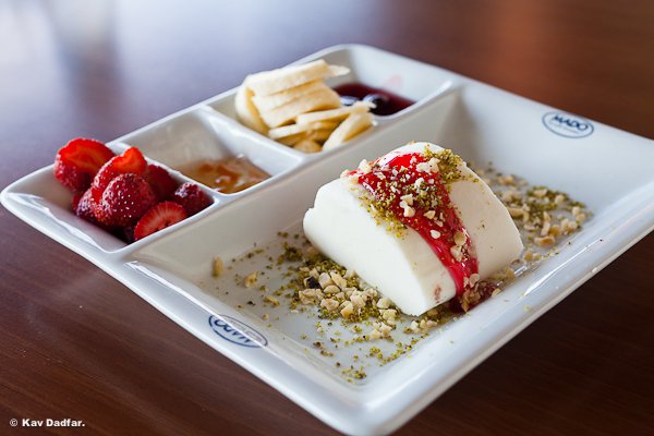 Use natural daylight on cloudy days to photograph food.