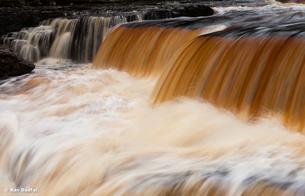 If mud washes into the river it could give the water a lovely colour.
