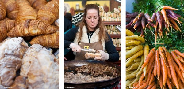 Markets are a great place to go to when the weather isn't great.