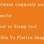 6 Commonly Used and Confused Tools in Photoshop Explained