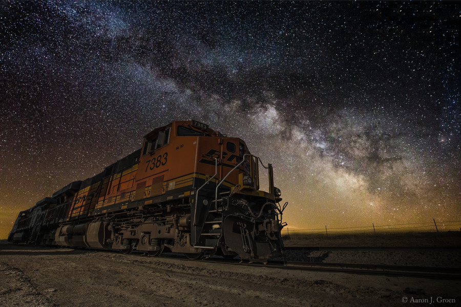 Photograph Night Train by Aaron J. Groen on 500px