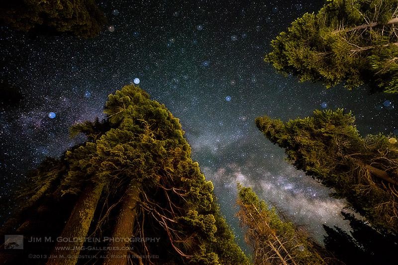 Photograph All That Glitters – Milky Way Above Yosemite Forest by Jim Goldstein on 500px