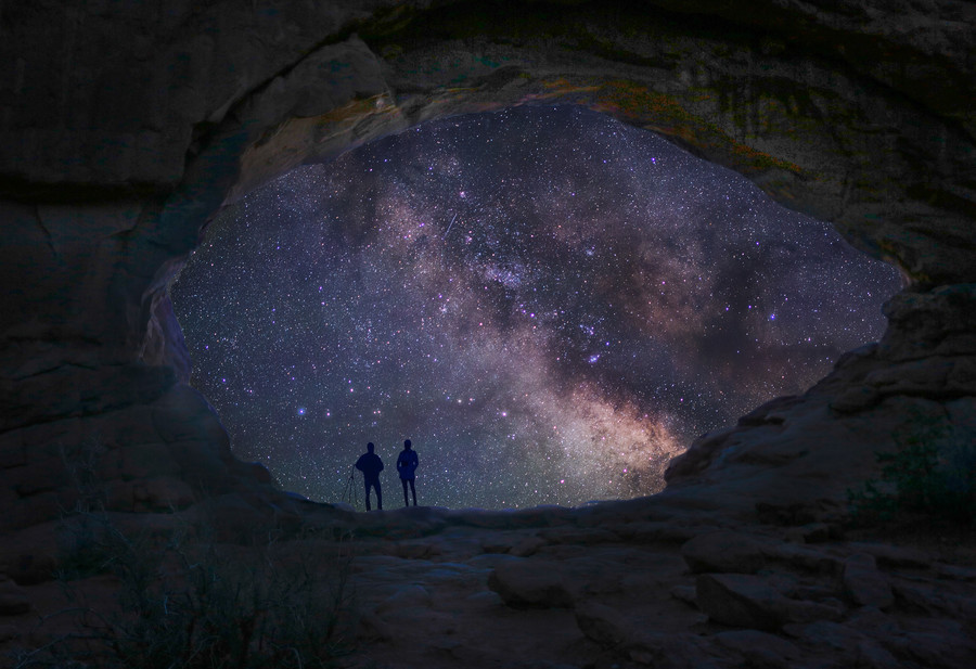 Photograph Stargazing Through A Window by Jerry Patterson on 500px