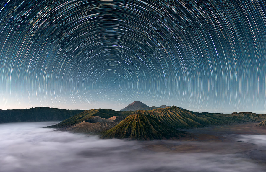 Photograph Mt Bromo Under The Stars by Elia Locardi on 500px