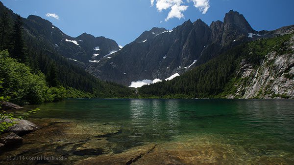 Unprocessed RAW image of Landslide Lake - Gavin Hardcastle