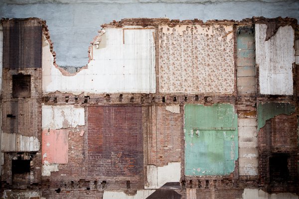 Razed Building, East Village, 2012.