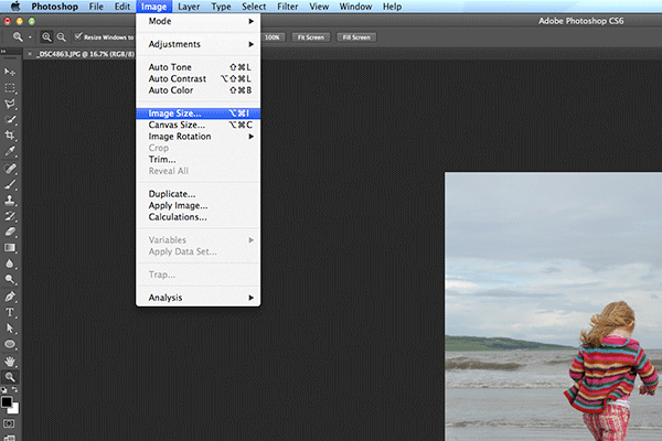 Resampling and image resizing in Photoshop