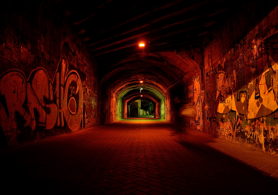 Photograph dark tunnel by Gianluca Sgarriglia on 500px