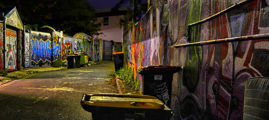 Photograph Graffiti Lane by Paul Hinderer on 500px