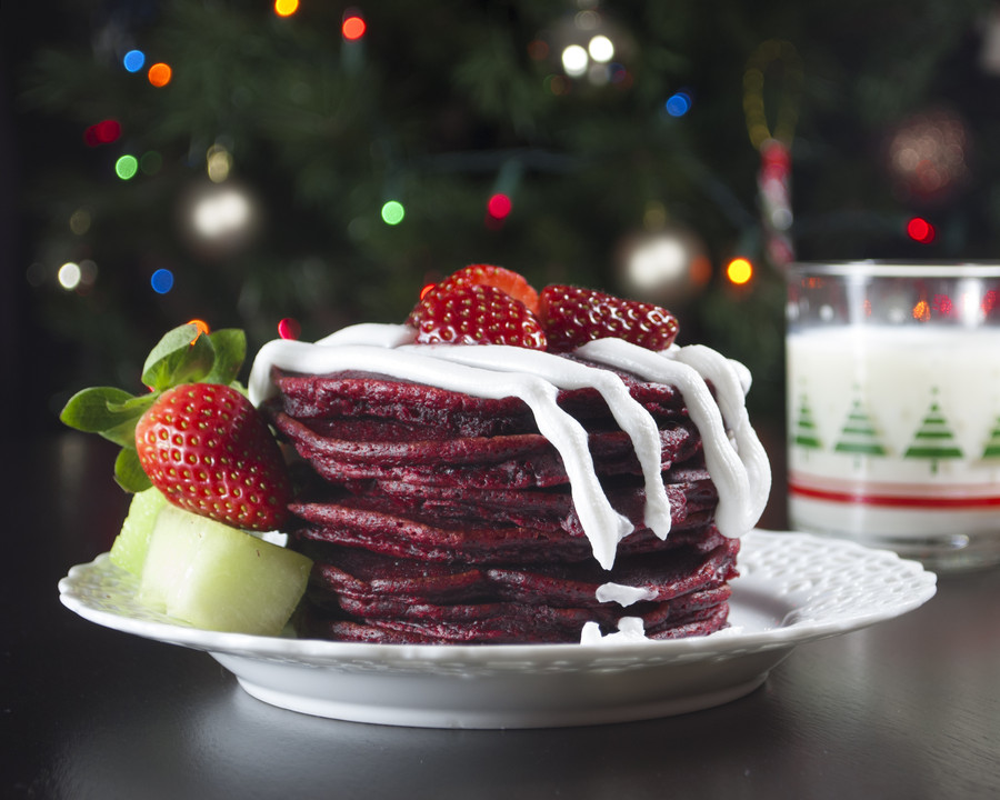 Photograph Red Velvet Christmas Pancakes by Sebrina Wareham on 500px