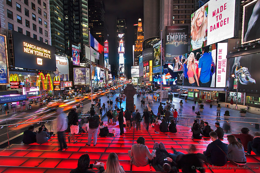 Photograph Times Square by night by Fabio Nodari on 500px