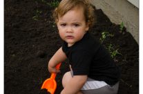 Playing in the dirt