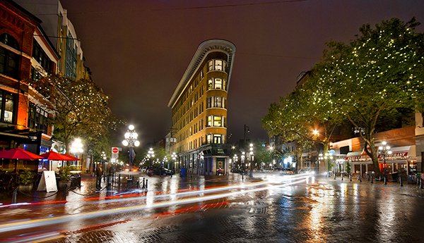 This scene works well because the light trails add some dynamic interest to the image