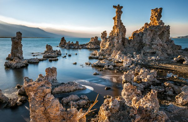 Here I used my 10 stop neutral density filter to slow the shutter speed way down. This was a 25 second exposure taken before sunset. The clouds coming over the Sierras in the background is actually smoke from the rim fire that occurred back in 2013. 