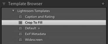 Slideshow module Lightroom