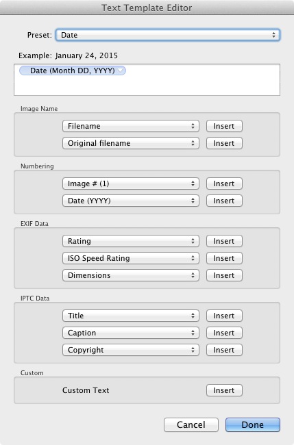 Slideshow module Lightroom