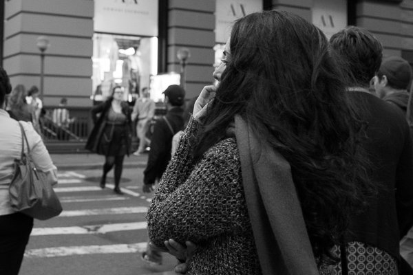 NY is filled with nervous people. This image tells the story of the city more than any image of a skyscraper can.