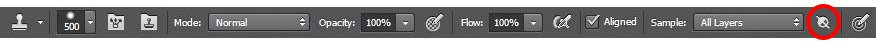 Clone Stamp Tool - Adjustments