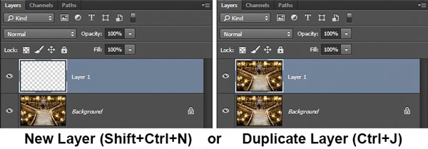 Clone Stamp Tool - Work on a New Layer