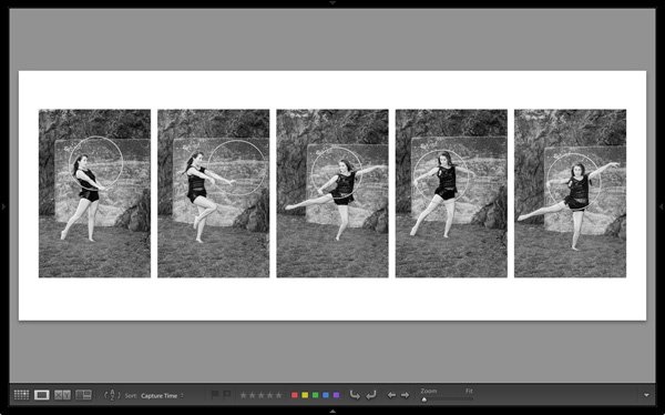 Lightroom print module triptych