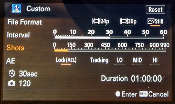 Sony Play Timelapse App