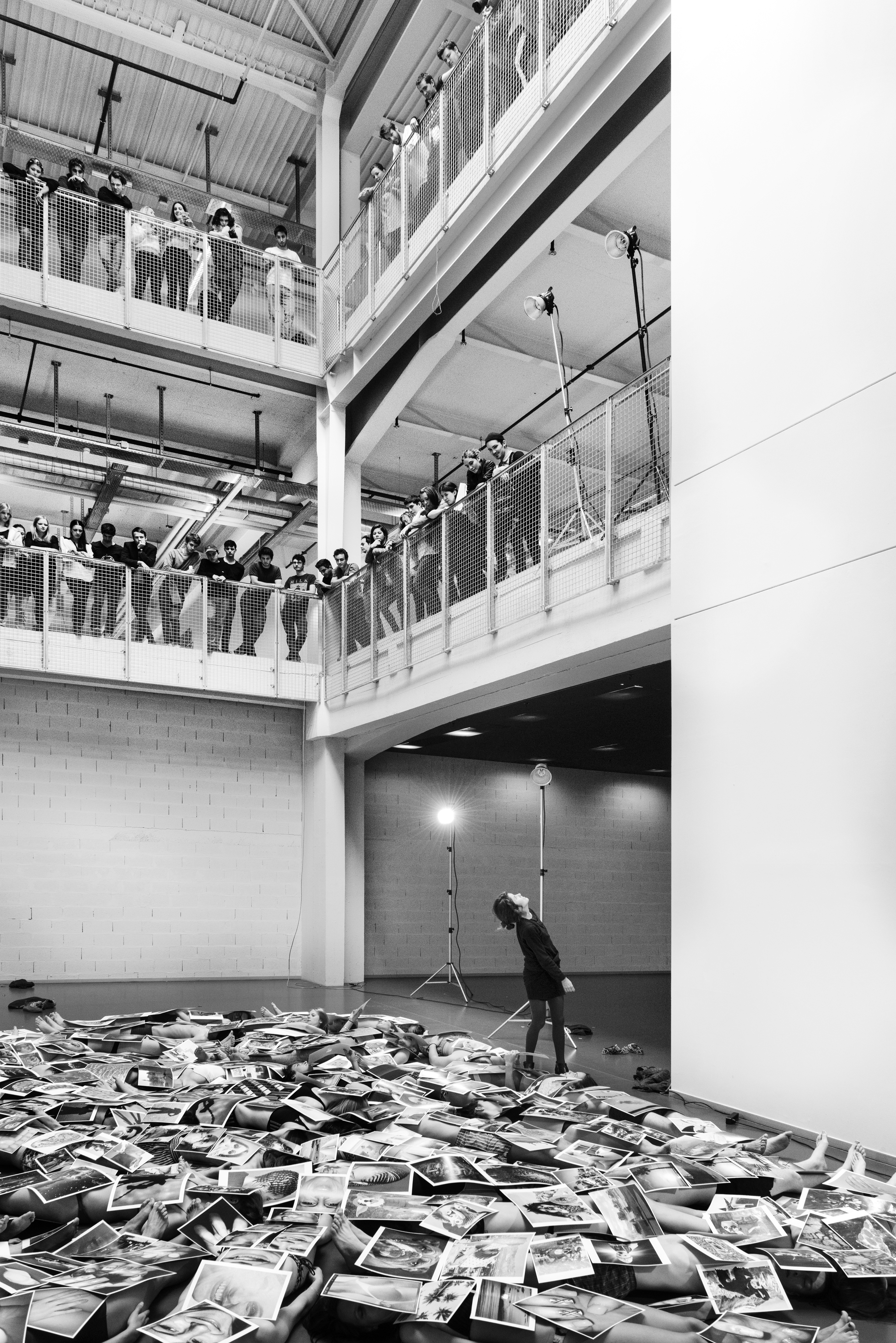 An exercise during a workshop with Olaf Breuning. Image © ECAL / Emile Barret