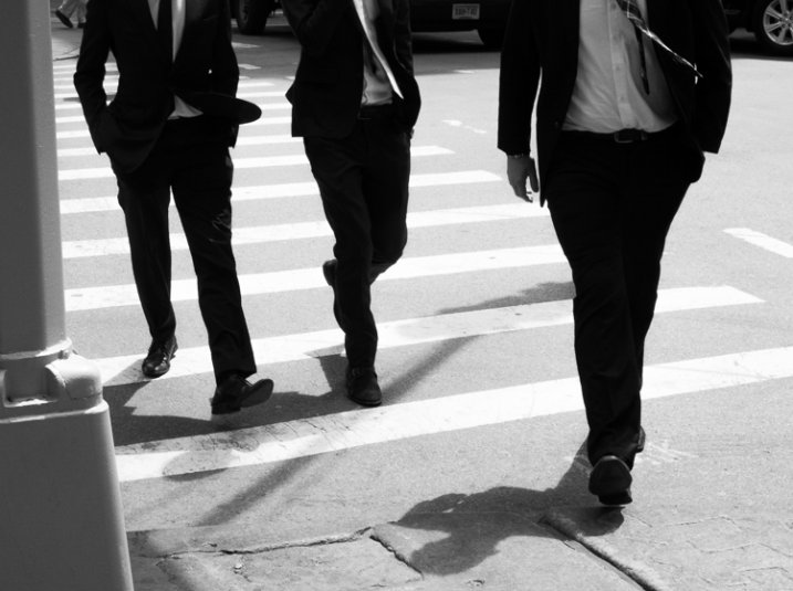 Three Men, SoHo, NYC.