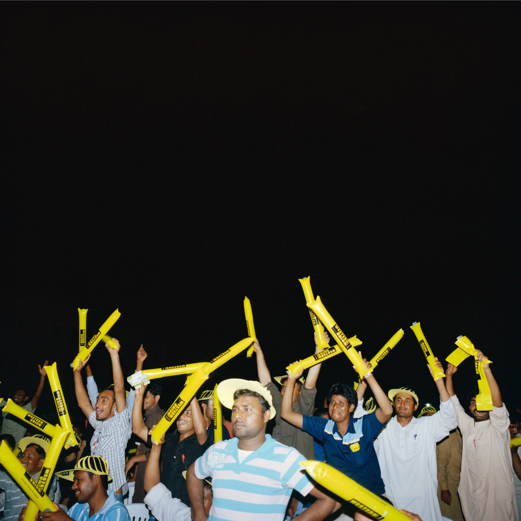 U.A.E. Dubai. 'Champ ka Camp' singing competition in the labour camp. 2013