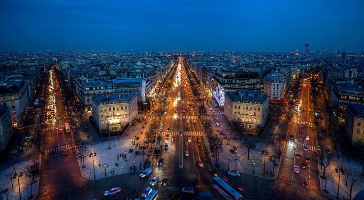 Night Photographers Toolkit - Champs Elysees from the Arc de Triomphe