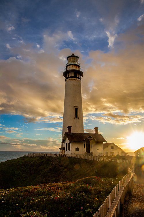 Top Coastal Formations - Sunset at Pigeon Point