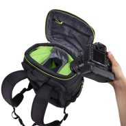 Hammock suspension adds extra protection in the Kontrast Pro DSLR Backpack from Case Logic