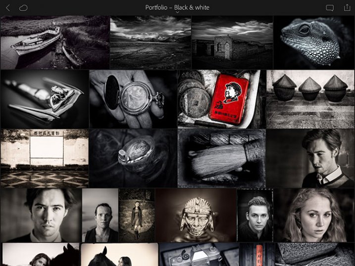 Lightroom mobile and Lightroom web