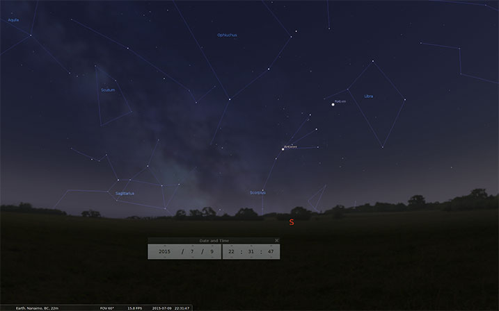 Milky Way Photography Tutorial - Stellarium