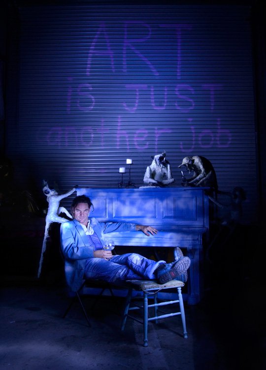 light painting a portrait