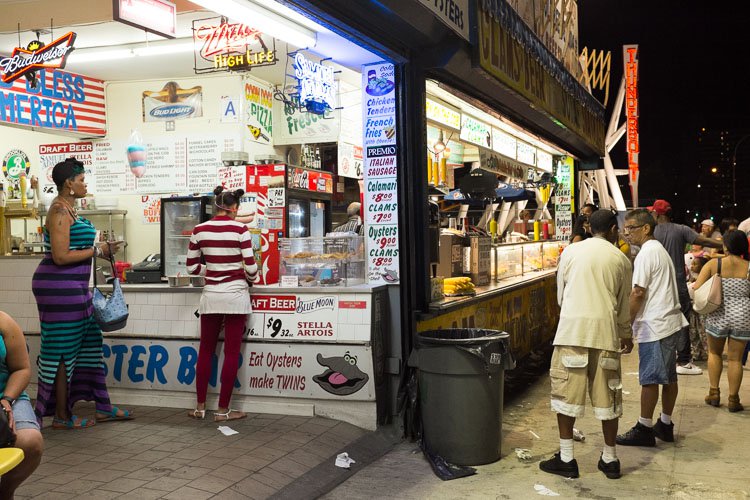 Coney Island at Night.