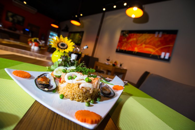 Food photo with off camera flash