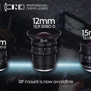 Venus Optics brings its Laowa 9mm T2.9, 12mm T2.9 and 15mm T2.1 cine primes to Canon RF mount