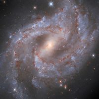 Hubble captures supernova 70M light-years away as it briefly outshines its host galaxy