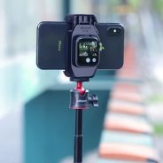 iPhone mount converts an Apple Watch into a live viewfinder for selfies and vlogging