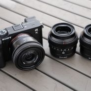 Sony announces compact 24mm, 40mm and 50mm full-frame primes