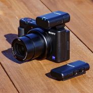 Sony’s new ECM-W2BT wireless microphone uses its Digital Multi Interface shoe for cable-free audio